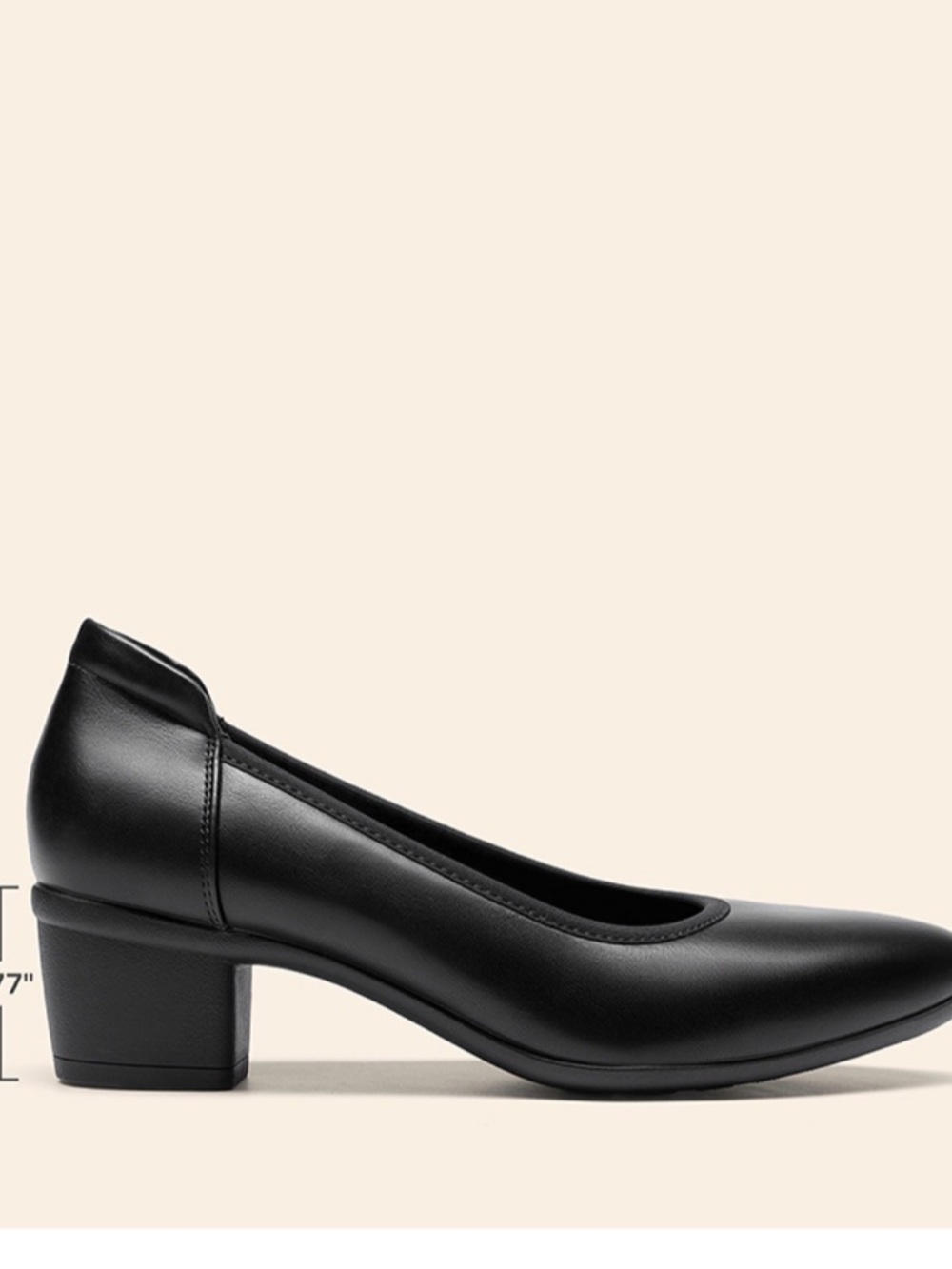 Women’s black dress shoe. 9.5